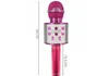 WSTER WS-858 Karaoke bluetooth mikrofon tmavě růžový Náhled obrázku produktu 7