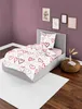 Bierbaum Mako-Satin Bettwäsche 155x220 Herzen weiß rot rosa Produktbild-Vorschau 3