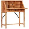 vidaXL Scrivania 90×40×107 cm in legno massiccio di acacia Anteprima dell’immagine prodotto 1