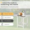 Tavolino da giardino KOMFOTTEU in HDPE, tavolino ausiliario Anteprima dell’immagine prodotto 4