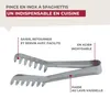 FACKELMANN  Spaghettizange 18/10 Edelstahl, Länge: 190 mm Anteprima dell’immagine prodotto 7