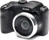 A black Kodak Pixpro digital camera is shown from a slightly elevated front-left angle against a white background. Náhled obrázku produktu