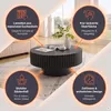SalesFever Couchtisch Ø 80 cm | rund | Massivholz-Lamellen Produktbild-Vorschau 4
