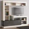 Milani Home - parete attrezzata porta tv soggiorno moderna Anteprima dell’immagine prodotto 2