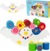 Montessori-Farben Familie Holz Balancieren Huhn Handspiel Produktbild-Vorschau 7