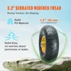 SucceBuy Voll-PU-Runflat-Reifenrad, 10 Zoll, 2er-Pack, 400 Produktbild-Vorschau 3