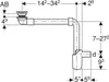 Geberit 152089011 WT Ablauf, Raumsparmodell, DN32 Produktbild-Vorschau 1