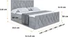 ALTDECOR Boxspringbett mit Matratze und Lattenrost  -  - Produktbild-Vorschau 8