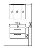 Pelipal Badmöbel-Set Kumba BxHxT 77 x 200 x 50 cm Produktbild-Vorschau 10