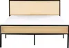 BELIANI Bett Schwarz Metall mit Lattenrost 140x200 cm Hohes Produktbild-Vorschau 5