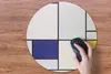 MuchoWow® Mauspad Mousepad Tableau I - Piet Mondrian 50x50 Produktbild-Vorschau 3