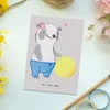 Mr. & Mrs. Panda Postkarte Physiotherapeutin Herz - Grau Produktbild-Vorschau 2