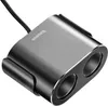 A close-up, angled view of a car charger splitter. Produktbild-Vorschau