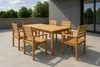 Gartentisch Freetown | Teakholz massiv | 180 x 100 x 75 cm Produktbild-Vorschau 3