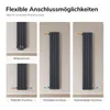 Radiateur plat EMKE, dimensions 180 x 30,4 cm, à double Voir les images du produit 5