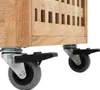 vidaXL Armadio da bagno 41x41x91 cm Legno massello Noce Anteprima dell’immagine prodotto 6