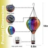 LED Solar Laterne Heißluftballon Windlicht aus buntem Produktbild-Vorschau 4