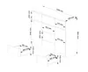 Kommode AKORD K017 Weiß 120 cm 2 Türen 6 Schubladen 4 Produktbild-Vorschau 3