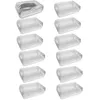 12x Schuhbox Transparent Stapelbar 32x17x10 cm Schuhe Produktbild-Vorschau 1