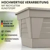 Plastard Blumenkasten 3er Set 60 cm Seidengrau, Produktbild-Vorschau 3