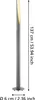 A tall, slender floor lamp with a metallic finish and a light source at the top. Dimensions are indicated with measurement lines and text. Anteprima dell’immagine prodotto