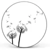 Tablica magnetyczna stalowa czarna okrągła 47cm Dandelion 2 Podgląd zdjęcia produktu 8
