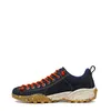 Mojito Planet Denim Lifestyle Schuhe von Scarpa in Blau und Beige mit orangefarbenen Schnürsenkeln. Voir les images du produit