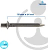 tecuro Lochband 14 mm x 10 m Rolle Stahl - Kunststoff Produktbild-Vorschau 4