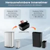 2-teiliges Kombi-Set von Abfalleimern, 40l und 6 l Produktbild-Vorschau 3