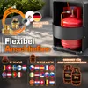 TRESKO® 4200 Watt Gasheizer schwarz inkl. Gasdruckregler Produktbild-Vorschau 4