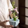 Lotus-Blumenvasen, Keramik-Arrangementgefäß, Blumenhalter, Produktbild-Vorschau 2