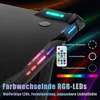 Herní stůl XINZI s LED diodou herní stůl 140 x 60 cm, Náhled obrázku produktu 5
