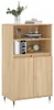 vidaXL Highboard Sonoma Oak 60x36x110 cm výrobek ze dřeva Náhled obrázku produktu 3