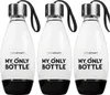 SodaStream My Only Bottle 0.5L Schwarz 3er Set BPA frei Produktbild-Vorschau 1