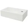 vidaXL Lavabo rectangulaire avec trou pour robinetterie Voir les images du produit 3