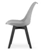 Lot de 4 chaises de salle à manger Chaise de salon 4x grise Voir les images du produit 3