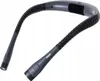 A dark gray neck reading light with flexible black ribbed arms and LED lights at the ends, shown against a white background. Anteprima dell’immagine prodotto