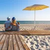 Relaxdays Piquet de plage, avec poignée, pour parasol, pour Voir les images du produit 3