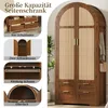 A collage showing a wardrobe with different features and close-ups of its interior and exterior. Produktbild-Vorschau