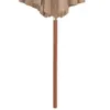 vidaXL Sonnenschirm mit Holz-Mast 300 cm Taupe Produktbild-Vorschau 3