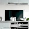 vidaXL Kuchyňský backsplash černý 80x40 cm Tvrzené sklo Náhled obrázku produktu 2