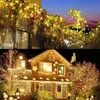 A collage of two images showing houses decorated with Christmas lights. Náhled obrázku produktu