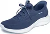 Skechers Strech Fit Slip In Sportschuh Blau Produktbild-Vorschau 1