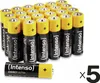 A group of AA batteries, with one battery in the foreground. Podgląd zdjęcia produktu