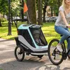 AIYAPLAY 2-in-1 fietsaanhanger & kinderwagen, inklapbaar, Productafbeelding-voorbeeld 2