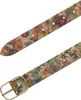 Vanzetti Pelle cintura Leather Belt W105 Gold - Multicolor Anteprima dell’immagine prodotto 2