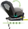 Auto Kindersitz / Sitzerhöhung drehbar 360° Grad mit Produktbild-Vorschau 6
