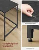 VASAGLE Schreibtisch Computertisc 135 x 60 x 76cm schmaler Produktbild-Vorschau 4
