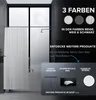 ovimar Magnetischer Duschvorhang Langfossen weiß waschbar Produktbild-Vorschau 7