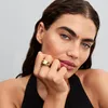 Welliger Statement Ring für Damen, IP Gold von PANDORA Produktbild-Vorschau 2